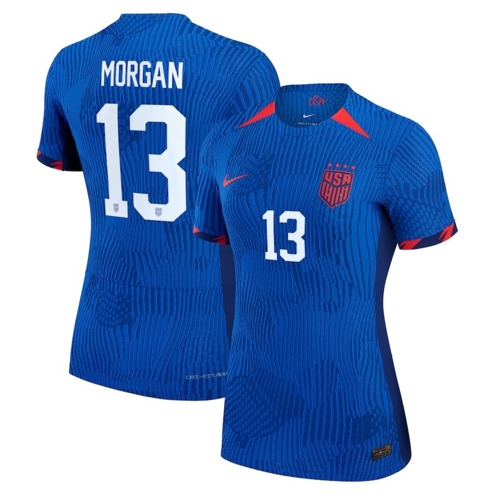 Nike Player’ version! - Alex Morgan #13 USA Soccer Jersey Blue 2022/2023 Away